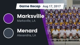 Recap: Marksville  vs. Menard  2017