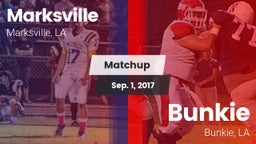 Matchup: Marksville High vs. Bunkie  2017
