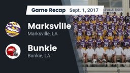 Recap: Marksville  vs. Bunkie  2017