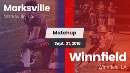 Matchup: Marksville High vs. Winnfield  2018