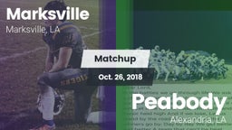 Matchup: Marksville High vs. Peabody  2018
