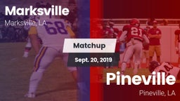 Matchup: Marksville High vs. Pineville  2019