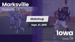 Matchup: Marksville High vs. Iowa  2019