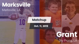Matchup: Marksville High vs. Grant  2019