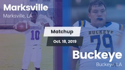 Matchup: Marksville High vs. Buckeye  2019
