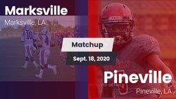 Matchup: Marksville High vs. Pineville  2020