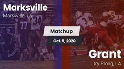 Matchup: Marksville High vs. Grant  2020