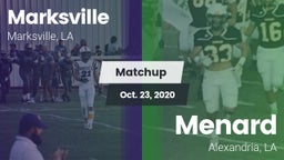 Matchup: Marksville High vs. Menard  2020
