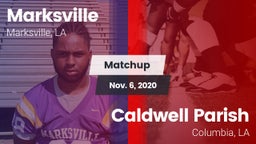 Matchup: Marksville High vs. Caldwell Parish  2020