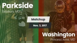 Matchup: Parkside  vs. Washington  2017