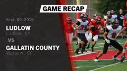 Recap: Ludlow  vs. Gallatin County  2016