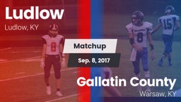 Matchup: Ludlow  vs. Gallatin County  2017