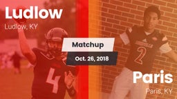 Matchup: Ludlow  vs. Paris  2018