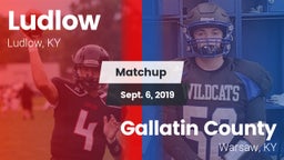 Matchup: Ludlow  vs. Gallatin County  2019