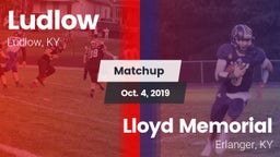 Matchup: Ludlow  vs. Lloyd Memorial  2019