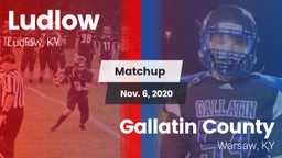 Matchup: Ludlow  vs. Gallatin County  2020