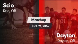 Matchup: Scio  vs. Dayton  2016