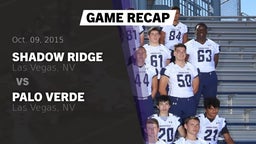 Recap: Shadow Ridge  vs. Palo Verde  2015