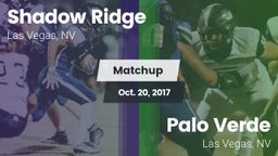 Matchup: Shadow Ridge High vs. Palo Verde  2017