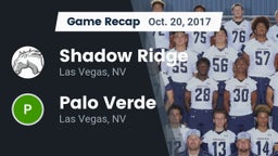 Recap: Shadow Ridge  vs. Palo Verde  2017