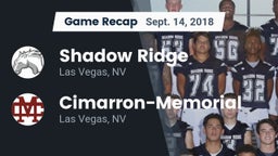 Recap: Shadow Ridge  vs. Cimarron-Memorial  2018