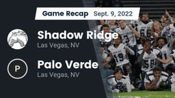 Recap: Shadow Ridge  vs. Palo Verde  2022