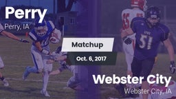 Matchup: Perry  vs. Webster City  2017