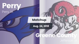 Matchup: Perry  vs. Greene County  2018