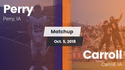 Matchup: Perry  vs. Carroll  2018