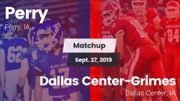 Matchup: Perry  vs. Dallas Center-Grimes  2019