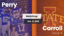 Matchup: Perry  vs. Carroll  2019