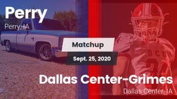 Matchup: Perry  vs. Dallas Center-Grimes  2020
