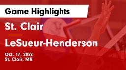 St. Clair  vs LeSueur-Henderson  Game Highlights - Oct. 17, 2022