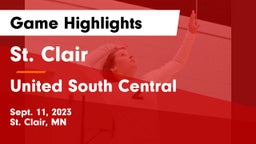 St. Clair  vs United South Central  Game Highlights - Sept. 11, 2023