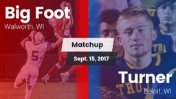 Matchup: Big Foot  vs. Turner  2017