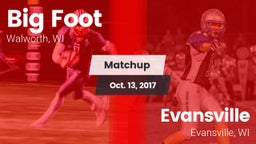 Matchup: Big Foot  vs. Evansville  2017