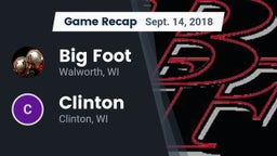 Recap: Big Foot  vs. Clinton  2018