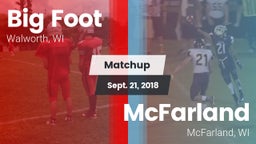 Matchup: Big Foot  vs. McFarland  2018