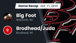 Recap: Big Foot  vs. Brodhead/Juda  2019