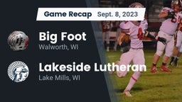 Recap: Big Foot  vs. Lakeside Lutheran  2023