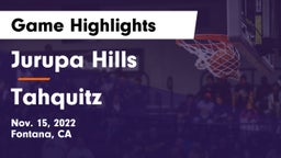 Jurupa Hills  vs Tahquitz Game Highlights - Nov. 15, 2022