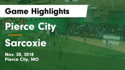 Pierce City  vs Sarcoxie  Game Highlights - Nov. 30, 2018