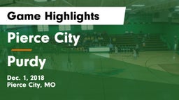 Pierce City  vs Purdy  Game Highlights - Dec. 1, 2018