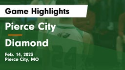 Pierce City  vs Diamond  Game Highlights - Feb. 14, 2023
