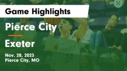 Pierce City  vs Exeter  Game Highlights - Nov. 28, 2023