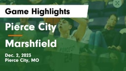 Pierce City  vs Marshfield  Game Highlights - Dec. 2, 2023