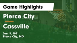Pierce City  vs Cassville  Game Highlights - Jan. 5, 2021