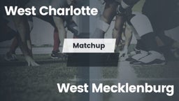 Matchup: West Charlotte High vs. West Mecklenburg  2016