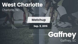 Matchup: West Charlotte High vs. Gaffney  2016