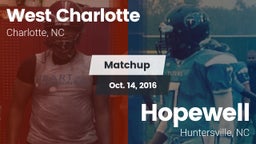 Matchup: West Charlotte High vs. Hopewell  2016